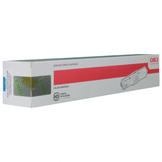 Oki C310/330 C510/C530 Cyan Original Toner Cartridge (44469706) 
